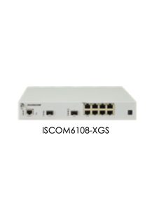   Raisecom PoE XGS-PON MDU (bridge) ONT, 1xSC/APC uplink, 7xGE+1x2.5G RJ45 802.3af/at PoE+1x10G SFP+ port, fémházas, AC tápegység
