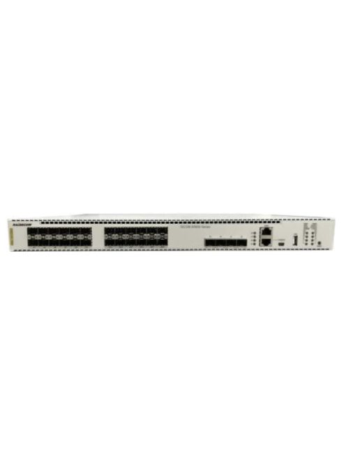 Raisecom menedzselhető L2+ aggregátor switch, 24x100/1000M SFP + 4x1000M/10G SFP+, extra bővítőhely. AC+DC táp.