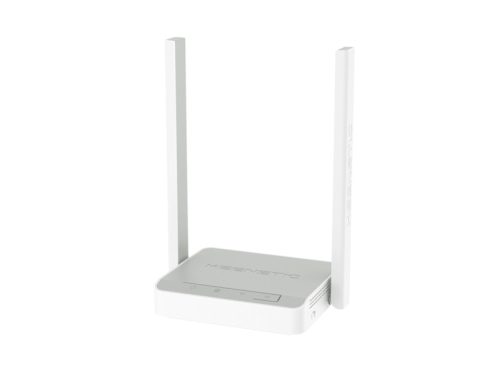 KEENETIC Starter, 4 portos N300 Mesh Wi-Fi Router/Extender, asztali kivitel, 4xRJ45 FE port, VPN kliens/szerver, Szülői felügyelet