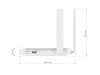 KEENETIC Hopper DSL, 4 portos AX1800 Mesh Wi-Fi Router, asztali kivitel, ADSL2+/VDSL2 modem, 4xRJ45 GE port, 1xUSB 3.0, VPN, Szülői felügy, Média srv