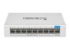 KEENETIC PoE+ Switch 9, 9 portos Gigabit PoE switch, 1 x RJ45 GE + 8 x RJ45 GE PoE+ (802.3af/at), POE power budget 120W, fém házas kivitel.