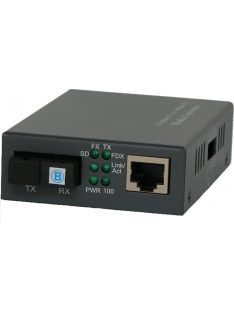   LinkEasy Pro média konverter, 10/100Base-T, egyszálas (SF) 20KM SM, SC, Tx:1550/Rx:1310