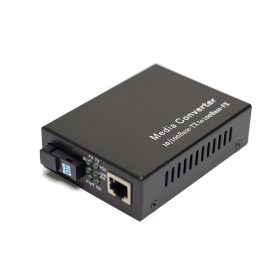   LinkEasy média konverter, 10/100Base-T+1xSM, 20KM, SC, Tx:1550/Rx:1310, egyszálas, 5V PSU, DIP SW