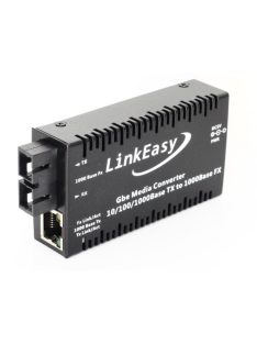   LinkEasy Mini Fast Ethernet média konverter, SM 1310 nm, 20km (SC), -20~65C