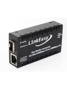   LinkEasy Mini GE média konverter, 10/100/1000BaseT - 1000BASE-X SFP (SFP modul nélkül), -20~65C
