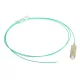Szimplex pigtail kábel SC/UPC csatlakozóval, 0.9mm szimplex 50/125 OM3 LSZH, 1,5m