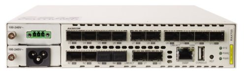 Raisecom IP/MPLS Carrier Ethernet switch,4x10GE SFP+ NNI+12xGE SFP UNI, AC+DC PSU modul