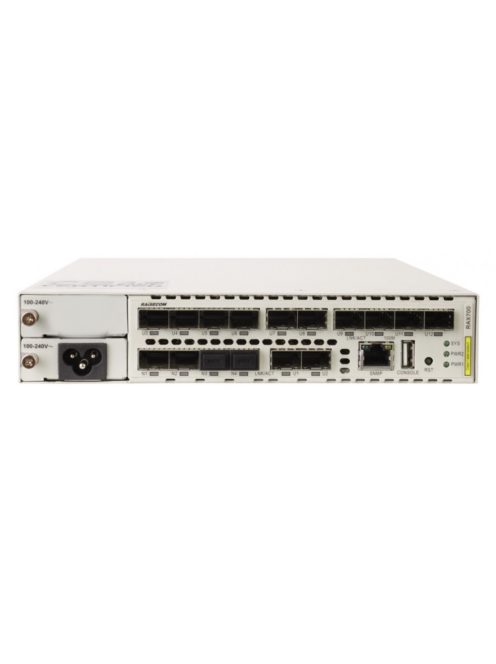 Raisecom IP/MPLS Carrier Ethernet switch,4x10GE SFP+ NNI+12xGE SFP UNI, 1xAC PSU modul