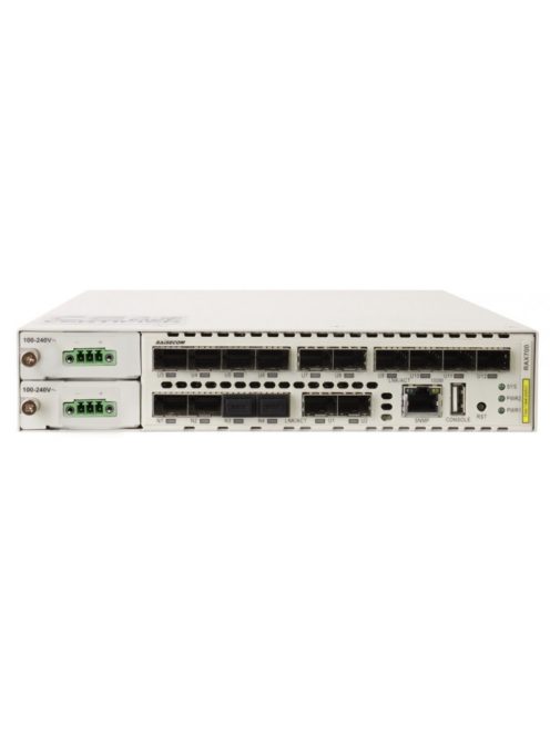 Raisecom IP/MPLS Carrier Ethernet switch,4x10GE SFP+ NNI+12xGE SFP UNI, 2xDC PSU modul