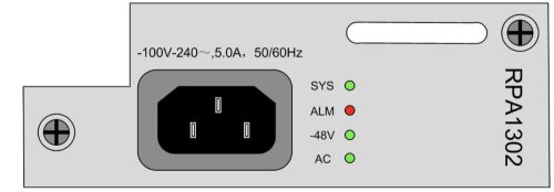 115/230V AC tápegység modul Raisecom ISCOM6820-GP-AC/ISCOM6820-EP-AC sasszéhoz (tartalék, max. 1 PSU egy sasszéban)