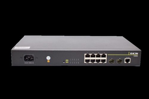 DCN L2 PoE switch 8x 10/100/1000Base-T with PoE + (124W) RJ45 + 2x 100/1000Base-X (SFP)