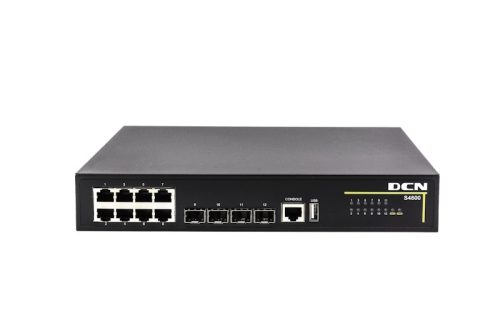 DCN L2 PoE switch 8x 10/100/1000Base-T with PoE+(125W) RJ45 + 4x 1/10GBase-X SFP+