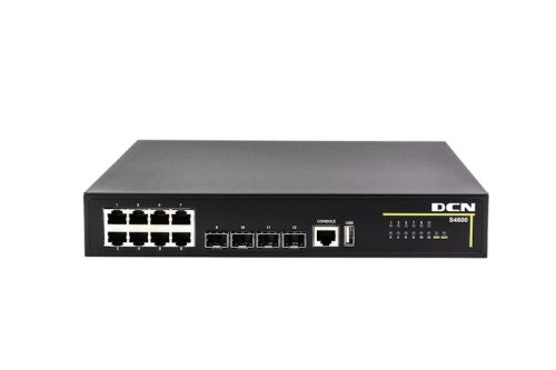 DCN L2  switch 8x 10/100/1000Base-T RJ45 + 4x 1/10GBase-X SFP+