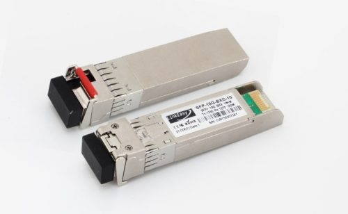 LinkEasy BiDi SFP+ modul, 9.95 - 10.3G, 1330/1270nm, 10km távolság, 0~70 hőm. tart., DDM funkció