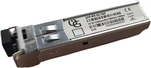 OpenGate, 1.25G, BIDI SFP, 160km, 1550nm TX-1490nm RX, DDM, LC, SMF
