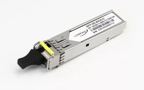 LinkEasy BIDI SFP modul, 1.25G, 1550/1310nm, 20km távolság, 0~70 hőm. tart., DDM funkció, LC