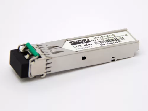 LinkEasy SFP modul, 1.25G, 1550nm, 80km távolság, 0~70 hőm. tart., DDM funkció