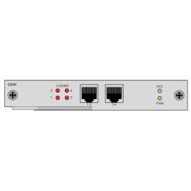   4x64K modul Raisecom iTN221 sasszéhoz, 2 fizikai RJ45 interfész, mindegyiken 2 x codir 64K adat