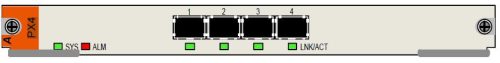 Raisecom 4x10GE interface kártya (SFP+), iTN8600-A-DC sasszéba, iTN8600-A-NXU