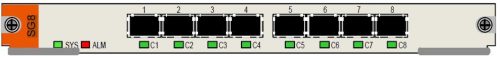 Raisecom 8 utas 100/1000EOS kártya,iTN8600-SH2E az iTN8600-V, iTN8600-A-SH2-vel iTN8600-A-ban,PTN iTN8600-A-NXU iTN8600-A